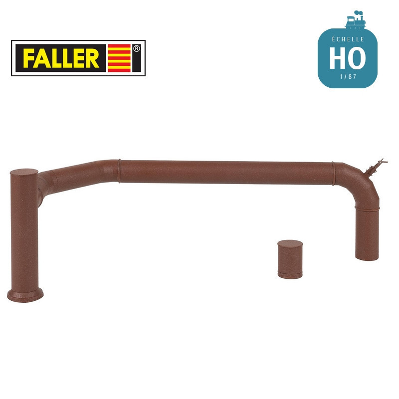 Gazomètre avec tuyauterie HO Faller 130157 - Maketis