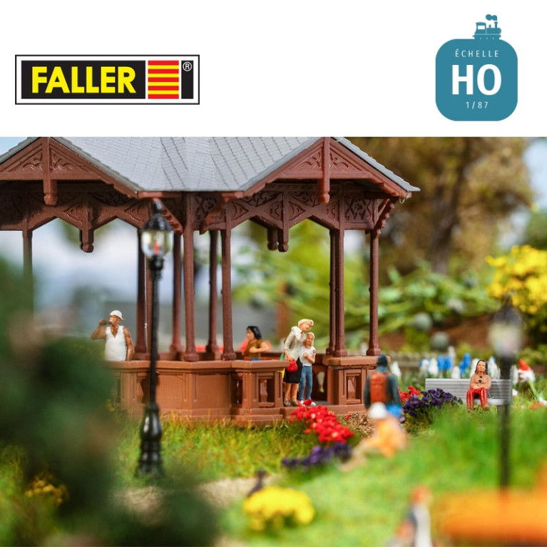 Kiosque public pour parc HO Faller 130653 - Maketis
