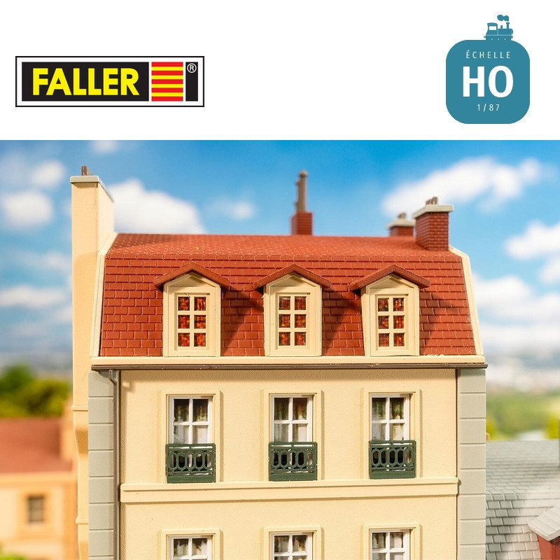 Maison de ville à 6 étages HO Faller 130712 - Maketis
