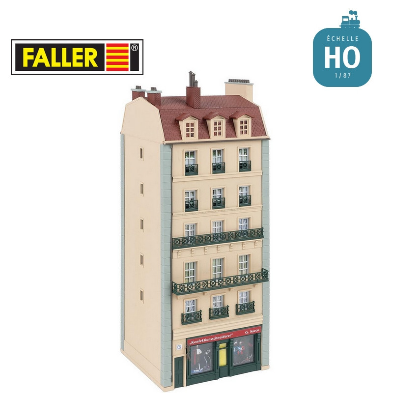 Maison de ville à 6 étages HO Faller 130712 - Maketis
