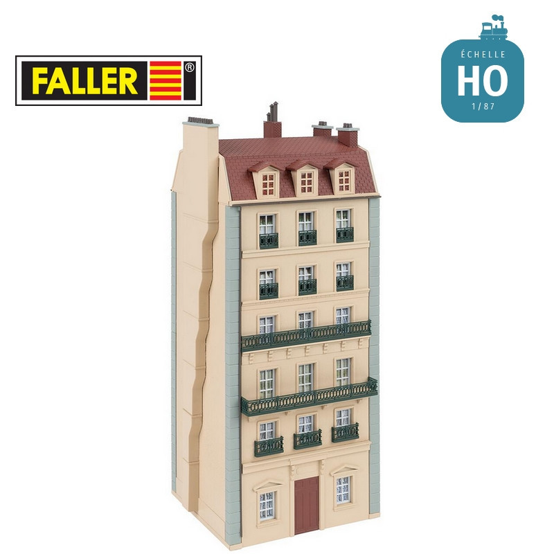 Maison de ville à 6 étages HO Faller 130712 - Maketis