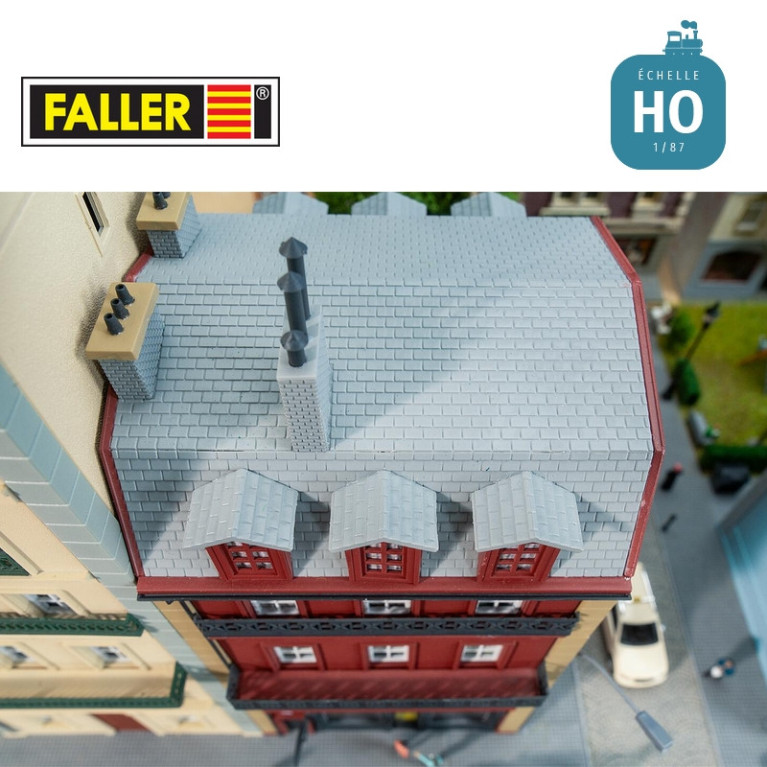 Maison de ville à 4 étages HO Faller 130713 - Maketis