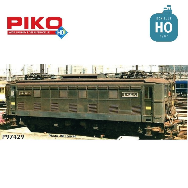 Locomotive Electrique BB 4200 manœuvre SNCF Ep IV Analogique HO Piko P97429 - Maketis