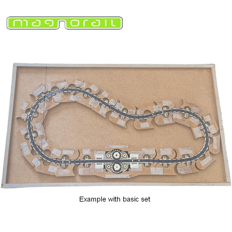 Gleisabdeckungshalter für Basic Set Magnorail System SO-10 - Maketis