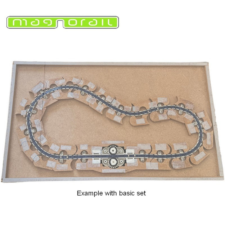 Gleisabdeckungshalter für Basic Set Magnorail System SO-10 - Maketis Gleisabdeckungshalter für Basic Set Magnorail System SO-10 - Maketis