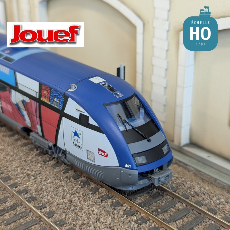 Autorail diesel X 73500 "Imaginalsace" SNCF Ep VI Digital sonore HO Jouef HJ2436S - Maketis