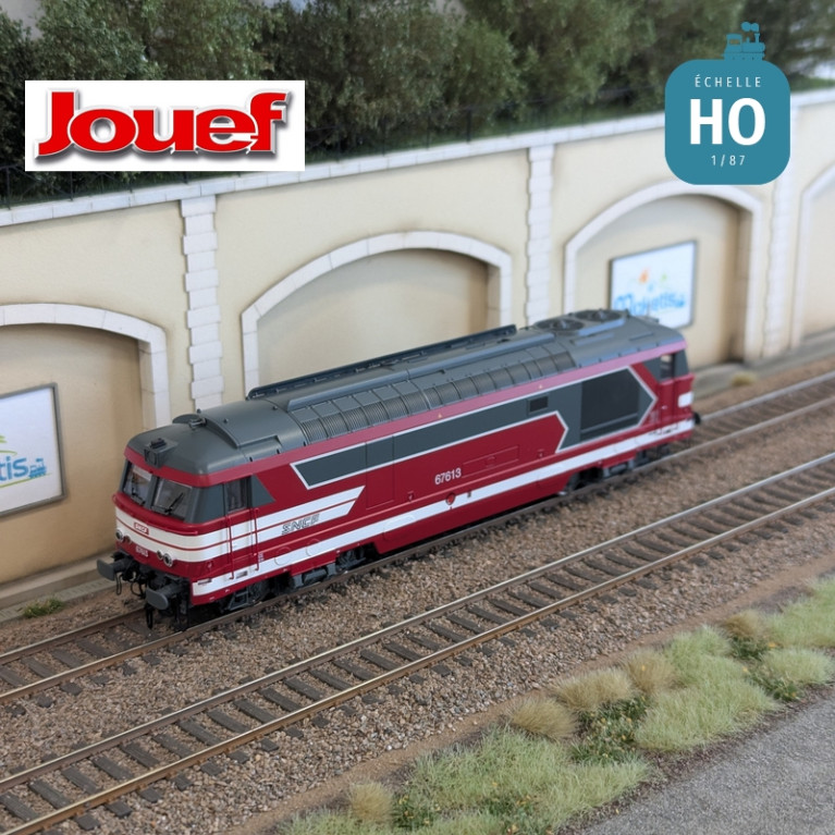 Locomotive diesel BB 67613 Rouge Capitole SNCF Ep VI Analogique HO Jouef HJ2464 - Maketis Locomotive diesel BB 67613 Rouge Capitole SNCF Ep VI Analogique HO Jouef HJ2464 - Maketis