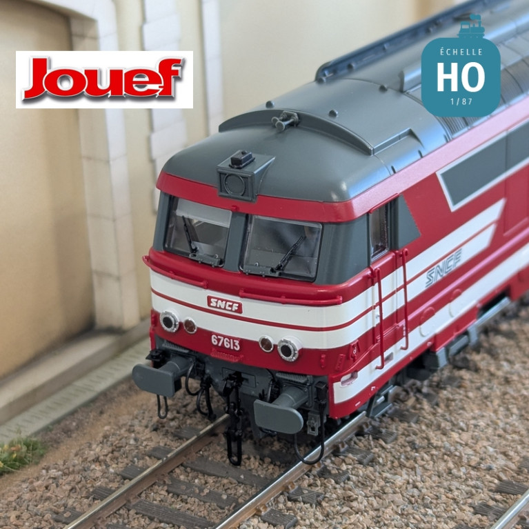 Locomotive diesel BB 67613 Rouge Capitole SNCF Ep VI Analogique HO Jouef HJ2464 - Maketis Locomotive diesel BB 67613 Rouge Capitole SNCF Ep VI Analogique HO Jouef HJ2464 - Maketis