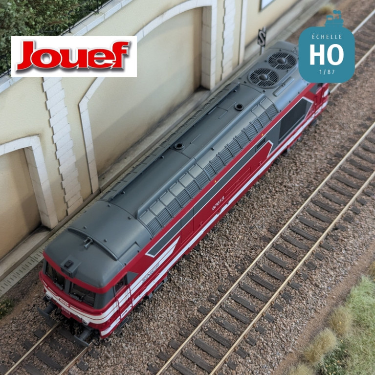 Locomotive diesel BB 67613 Rouge Capitole SNCF Ep VI Analogique HO Jouef HJ2464 - Maketis Locomotive diesel BB 67613 Rouge Capitole SNCF Ep VI Analogique HO Jouef HJ2464 - Maketis