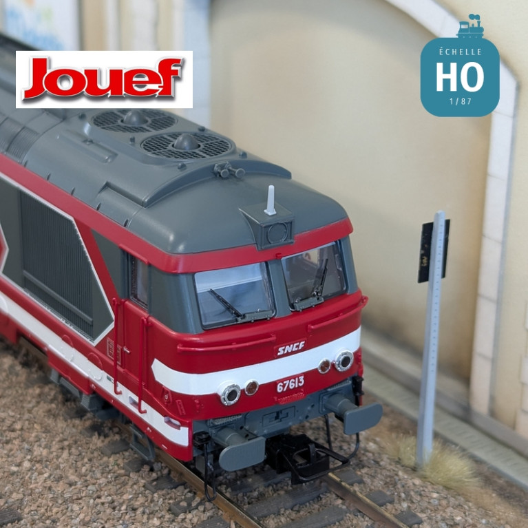 Locomotive diesel BB 67613 Rouge Capitole SNCF Ep VI Analogique HO Jouef HJ2464 - Maketis Locomotive diesel BB 67613 Rouge Capitole SNCF Ep VI Analogique HO Jouef HJ2464 - Maketis