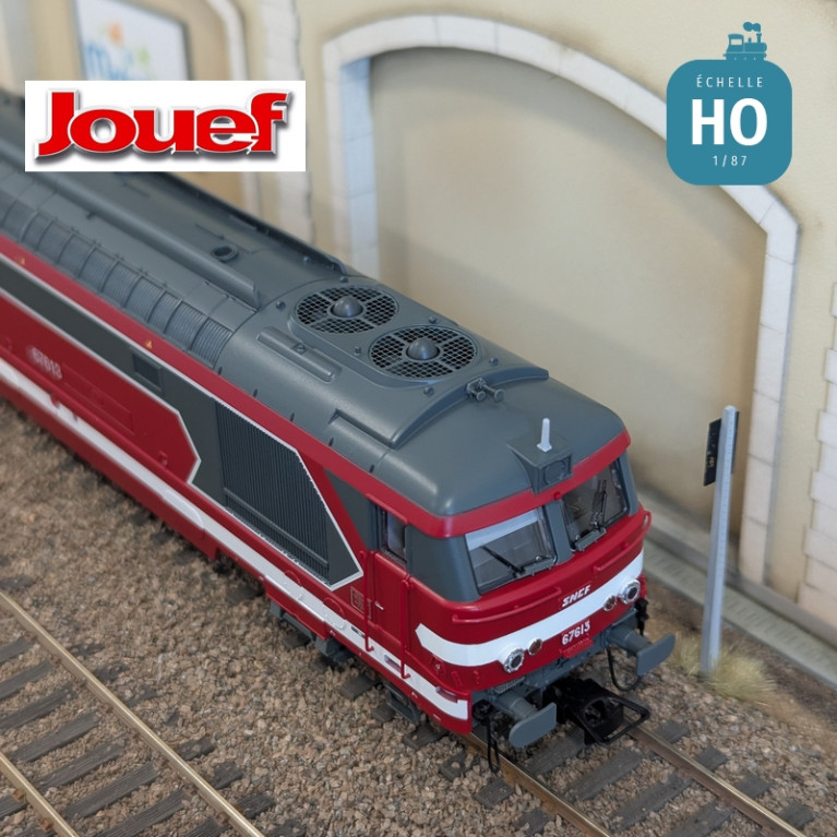 Locomotive diesel BB 67613 Rouge Capitole SNCF Ep VI Analogique HO Jouef HJ2464 - Maketis Locomotive diesel BB 67613 Rouge Capitole SNCF Ep VI Analogique HO Jouef HJ2464 - Maketis