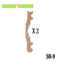 Track cover supports for motor module Magnorail SO-9
