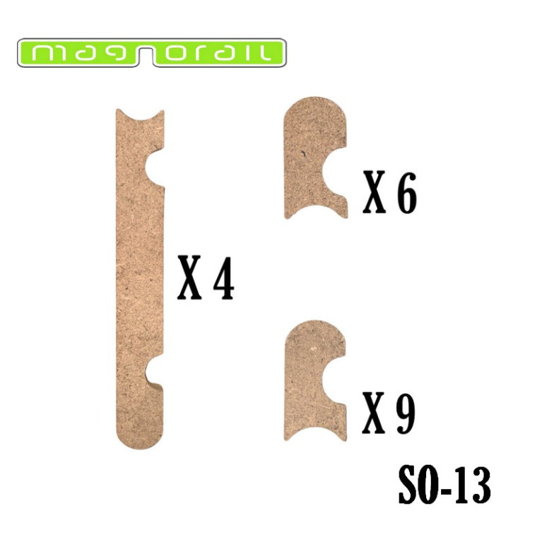 Track Cover 60 cm Mixed Magnorail SO-13 - Maketis Track Cover 60 cm Mixed Magnorail SO-13 - Maketis