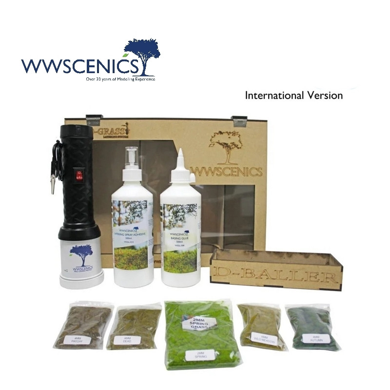 Kit de départ pour pose d'herbe en couches Pro Grass WWScenics WSPG-0037 - Maketis