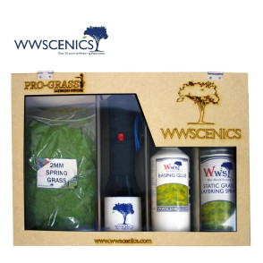Kit de départ pour pose d'herbe en couches Pro Grass WWScenics WSPG-0037 - Maketis