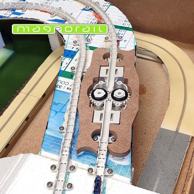 Gleisabdeckungshalter für Magnorail-Antriebsmodul SO-9 - Maketis