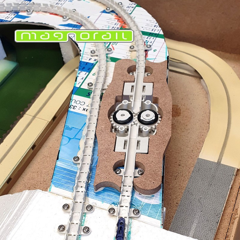 Gleisabdeckungshalter für Magnorail-Antriebsmodul SO-9 - Maketis