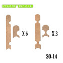 Track Cover Supports 60 cm Double Straight Line Magnorail SO-14