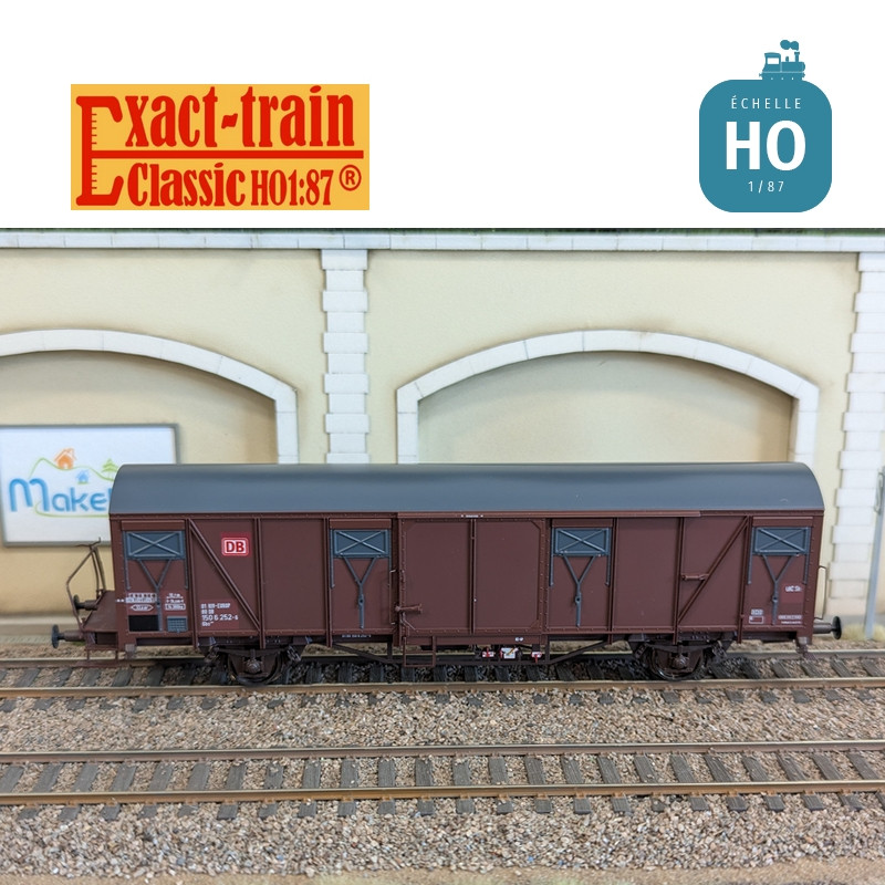 Wagon couvert DB Gbs 254 NR Ep V HO Exact-Train EX20726 - Maketis