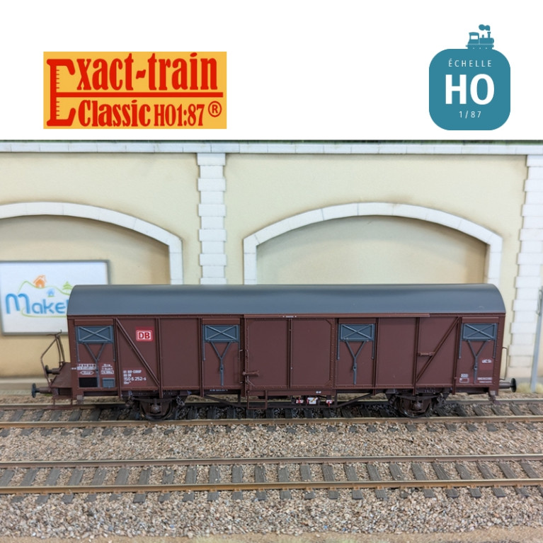 Wagon couvert DB Gbs 254 NR Ep V HO Exact-Train EX20726 - Maketis