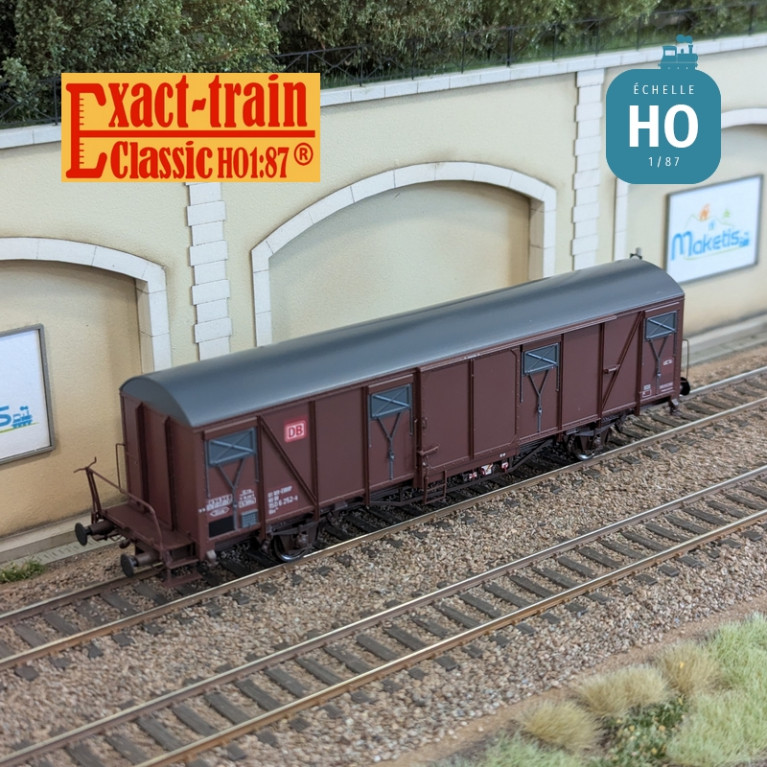 Wagon couvert DB Gbs 254 NR Ep V HO Exact-Train EX20726 - Maketis
