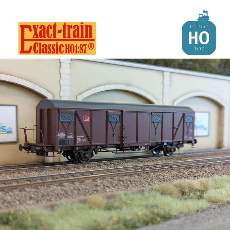 Wagon couvert DB Gbs 254 NR Ep V HO Exact-Train EX20726 - Maketis