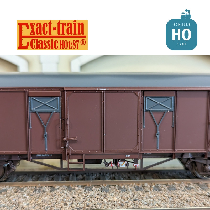 Wagon couvert DB Gbs 254 NR Ep V HO Exact-Train EX20726 - Maketis