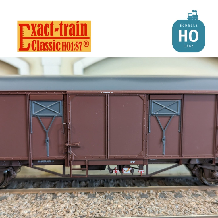 Wagon couvert DB Gbs 254 NR Ep V HO Exact-Train EX20726 - Maketis