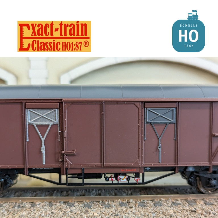 Wagon couvert DB Glmehs61 uv Ep III HO Exact-Train EX20729 - Maketis
