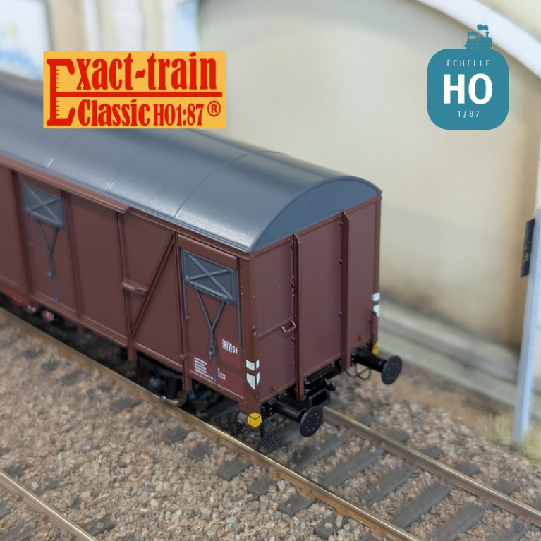 Wagon couvert DB Glmehs61 uv Ep III HO Exact-Train EX20729 - Maketis