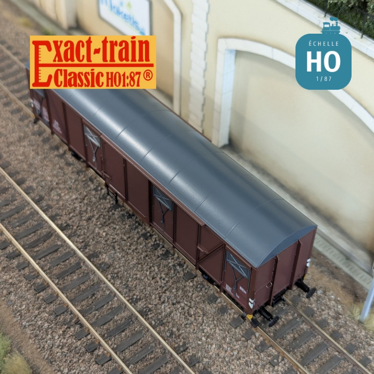 Wagon couvert DB Glmehs61 uv Ep III HO Exact-Train EX20729 - Maketis