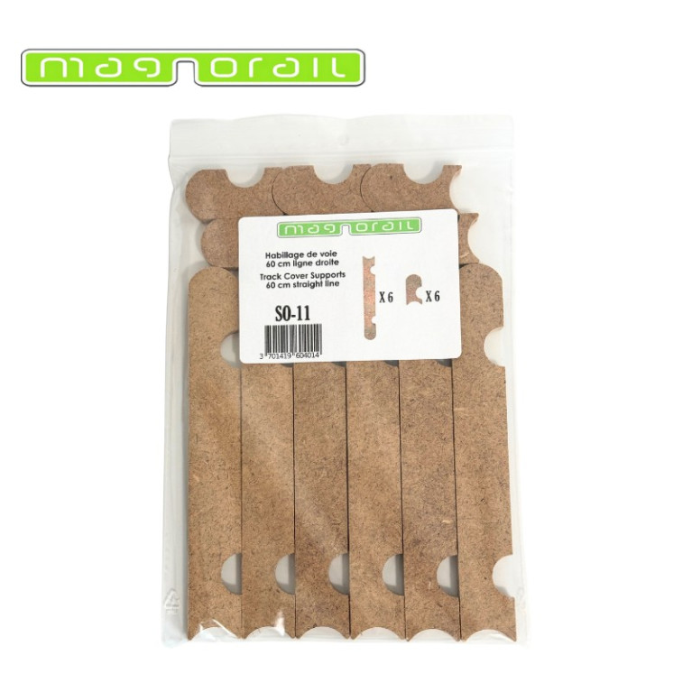 Gleisabdeckungshalter 60 cm Gerade Magnorail SO-11 - Maketis