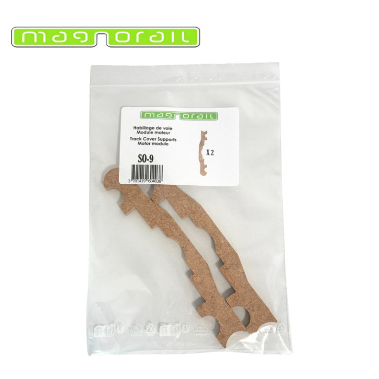 Habillage de voie pour module moteur Magnorail SO-9 - Maketis Habillage de voie pour module moteur Magnorail SO-9 - Maketis