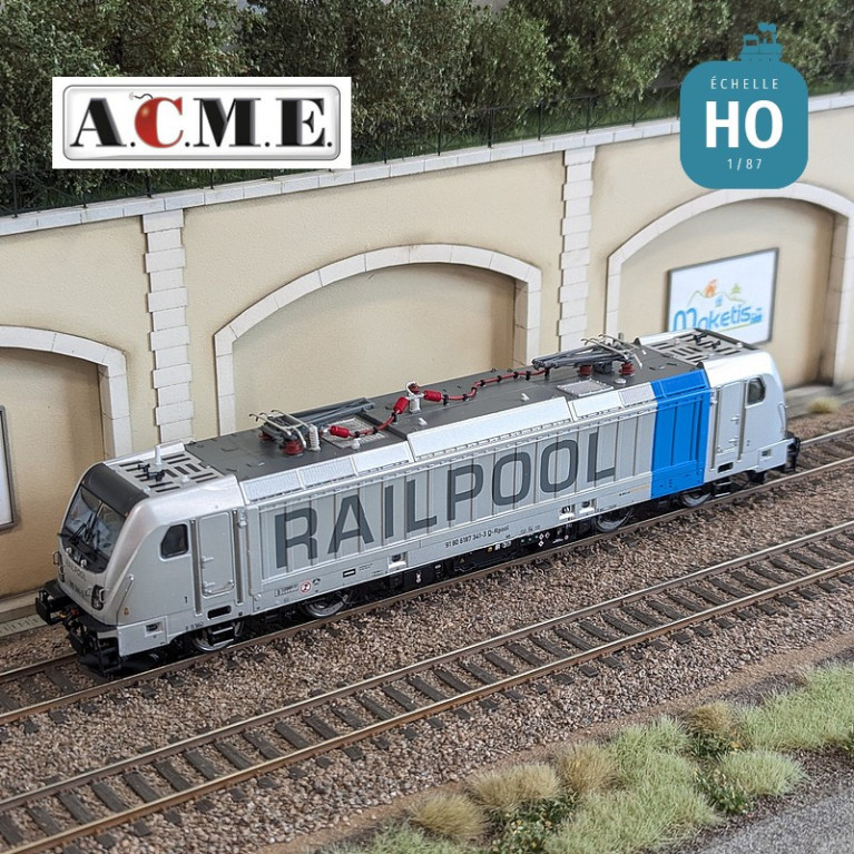 Locomotive électrique TRAXX 187 341 Railpool EP VI Analogique HO ACME 60467 - Maketis Locomotive électrique TRAXX 187 341 Railpool EP VI Analogique HO ACME 60467 - Maketis