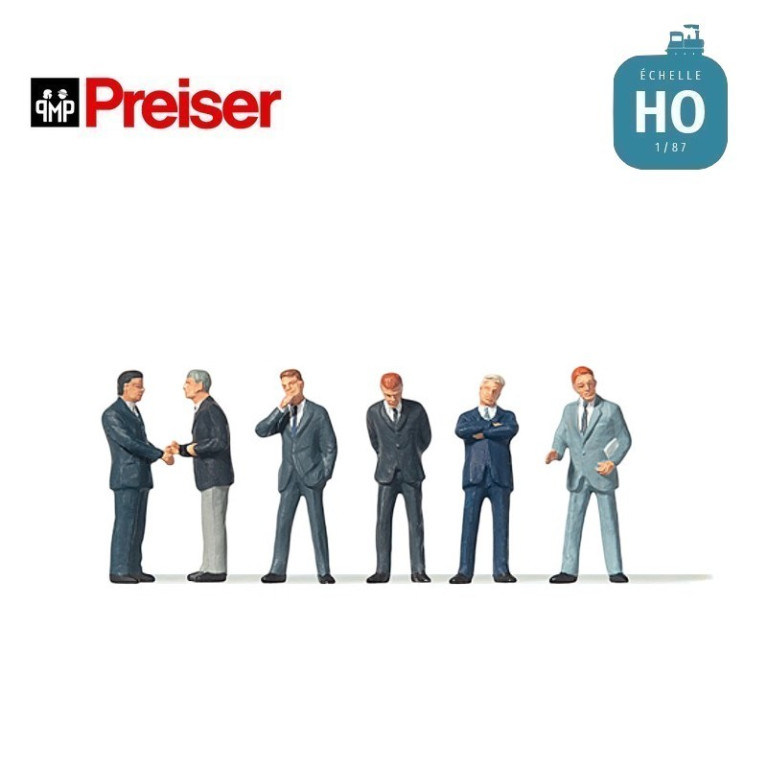 Hommes d'affaires HO Preiser 10380 - Maketis Hommes d'affaires HO Preiser 10380 - Maketis