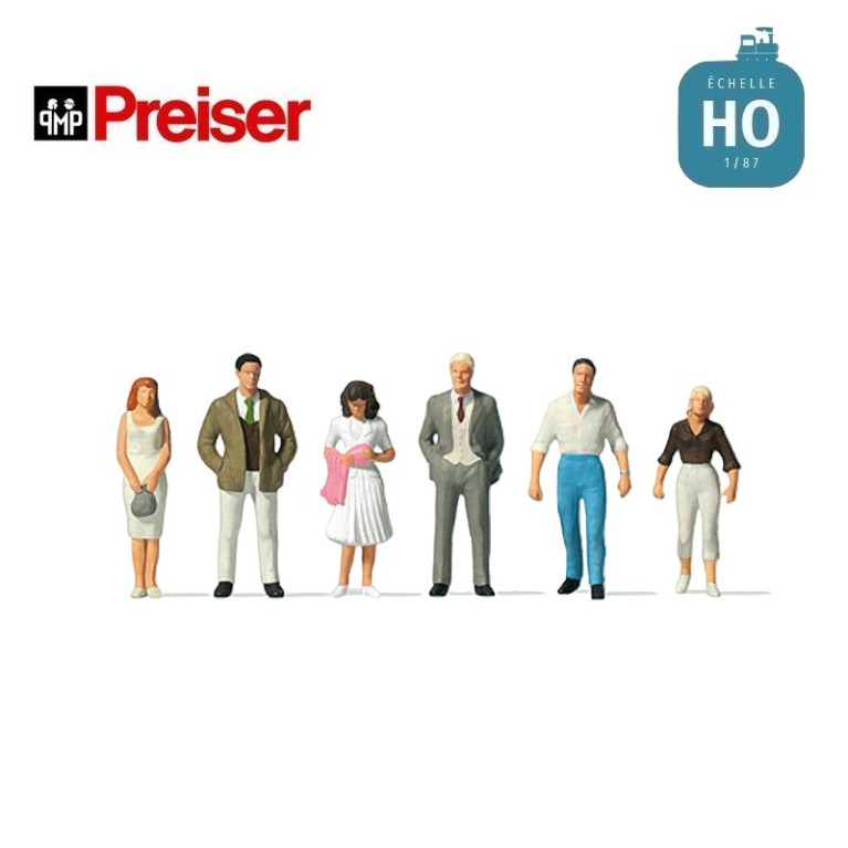 Promeneurs HO Preiser 10022