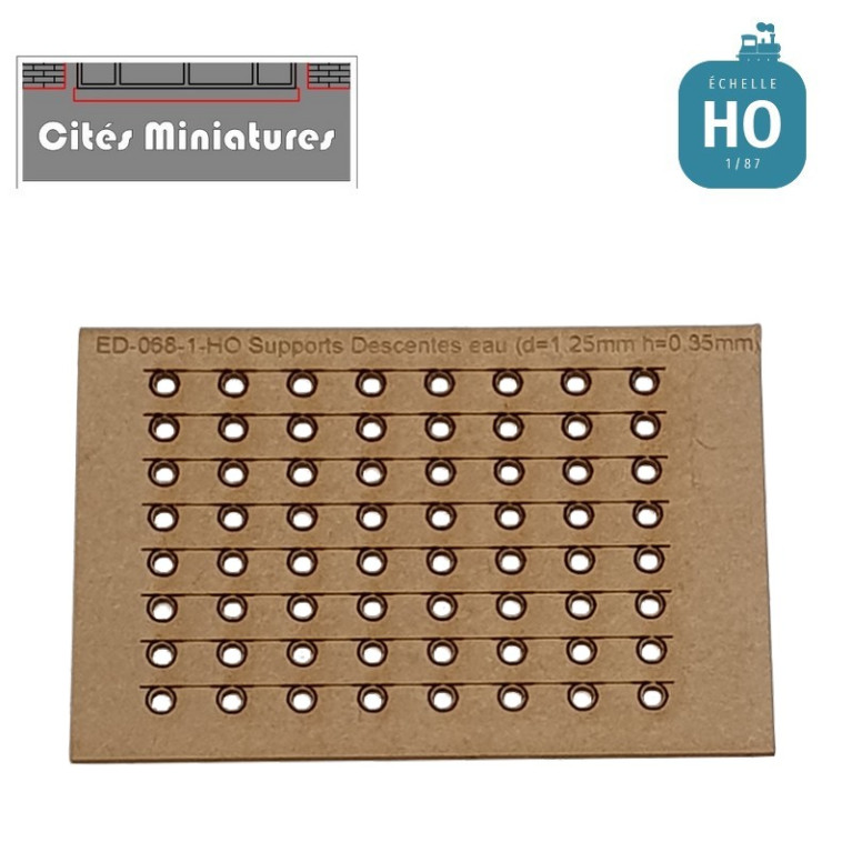 Supports de descentes d'eau HO Cités miniatures ED-068-1-HO - Maketis Supports de descentes d'eau HO Cités miniatures ED-068-1-HO - Maketis