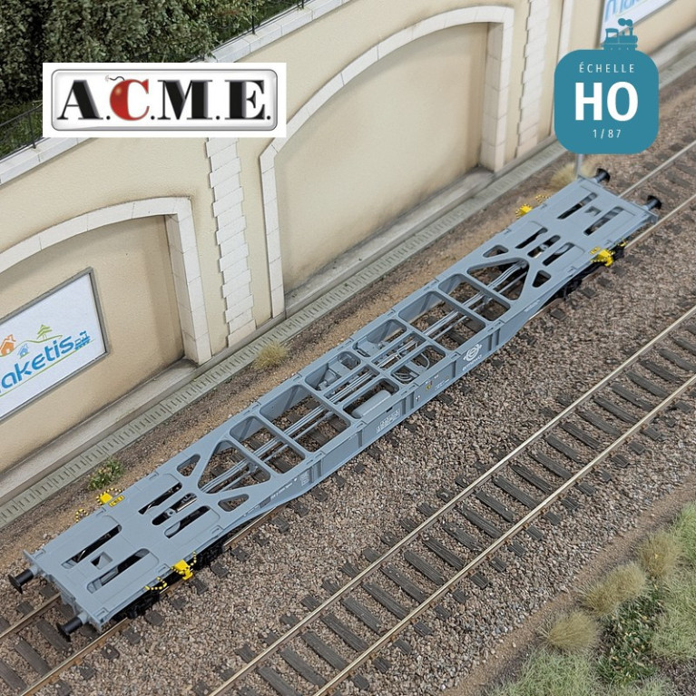 Wagon multimodal type Sgnss 60' ERMEWA avec containers "NB" & "COGEFRIN" EP V-VI HO ACME 40425 - Maketis Wagon multimodal type Sgnss 60' ERMEWA avec containers "NB" & "COGEFRIN" EP V-VI HO ACME 40425 - Maketis