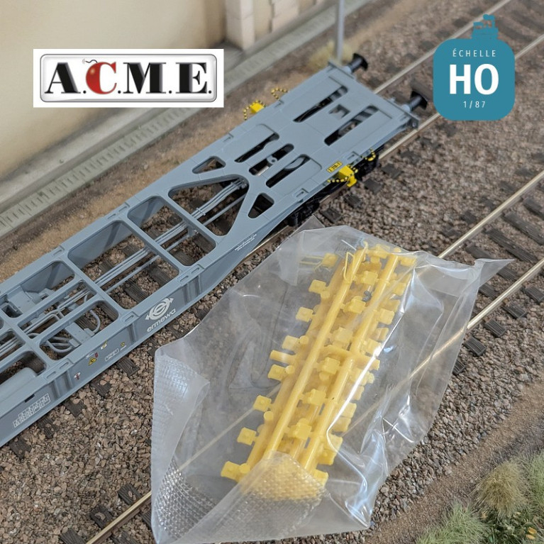 Wagon multimodal type Sgnss 60' ERMEWA avec containers "NB" & "COGEFRIN" EP V-VI HO ACME 40425 - Maketis Wagon multimodal type Sgnss 60' ERMEWA avec containers "NB" & "COGEFRIN" EP V-VI HO ACME 40425 - Maketis