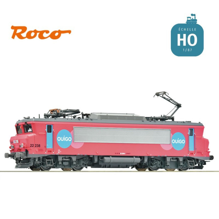 Locomotive électrique BB22238 Ouigo SNCF Ep VI Analogique HO Roco 7500013 - Maketis Locomotive électrique BB22238 Ouigo SNCF Ep VI Analogique HO Roco 7500013 - Maketis