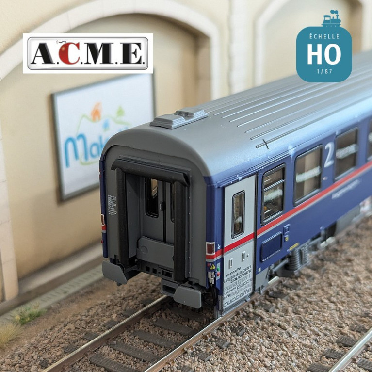 Coffret de 3 voitures couchettes type Bmz Bbcmvz & Bcmz Nightjet OBB EP VI HO ACME 55341 - Maketis Coffret de 3 voitures couchettes type Bmz Bbcmvz & Bcmz Nightjet OBB EP VI HO ACME 55341 - Maketis