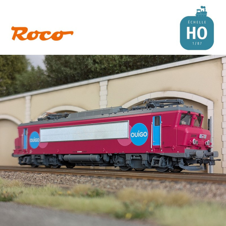 Locomotive électrique BB22238 Ouigo SNCF Ep VI Analogique HO Roco 7500013 - Maketis Locomotive électrique BB22238 Ouigo SNCF Ep VI Analogique HO Roco 7500013 - Maketis