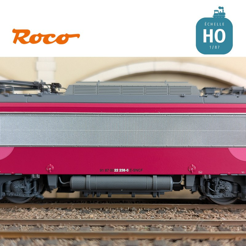 Locomotive électrique BB22238 Ouigo SNCF Ep VI Analogique HO Roco 7500013 - Maketis