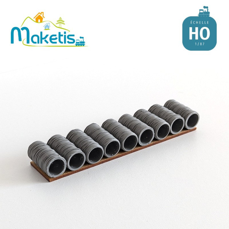 Loading steel wire coils for gondola car TP REE HO Maketis 5520 - Maketis Loading steel wire coils for gondola car TP REE HO Maketis 5520 - Maketis