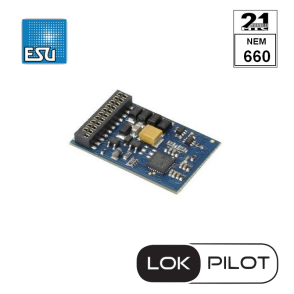 Décodeur moteur LokPilot 5 Basic DCC interface 21MTC NEM660 ESU 59029 - Maketis