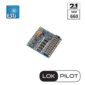 Décodeur fonction LokPilot 5 Fx interface 21MTC NEM660 ESU 59219 - Maketis