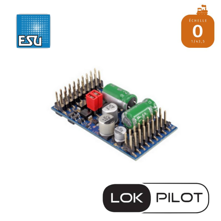 Décodeur LokPilot V5.0 L DCC échelle O,G et 1 ESU 59325