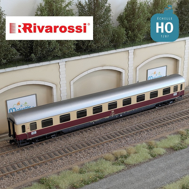 Coffret 3 voitures "TEE Bavaria" (1 x Apmz, 1 x Avmz et 1 xARDm) DB Ep IV HO Rivarossi HR4373 - Maketis