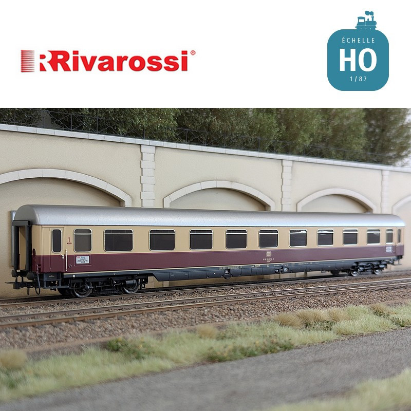 Coffret 3 voitures "TEE Bavaria" (1 x Apmz, 1 x Avmz et 1 xARDm) DB Ep IV HO Rivarossi HR4373 - Maketis