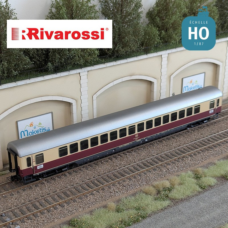 Coffret 3 voitures "TEE Bavaria" (1 x Apmz, 1 x Avmz et 1 xARDm) DB Ep IV HO Rivarossi HR4373 - Maketis